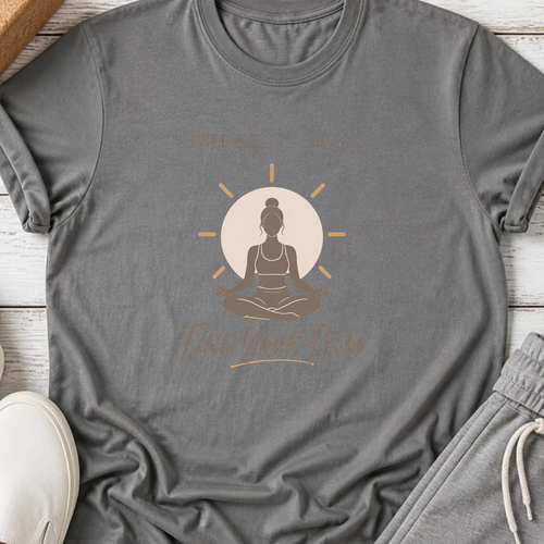 Breathe Deep Find Your Flow T-Shirt.