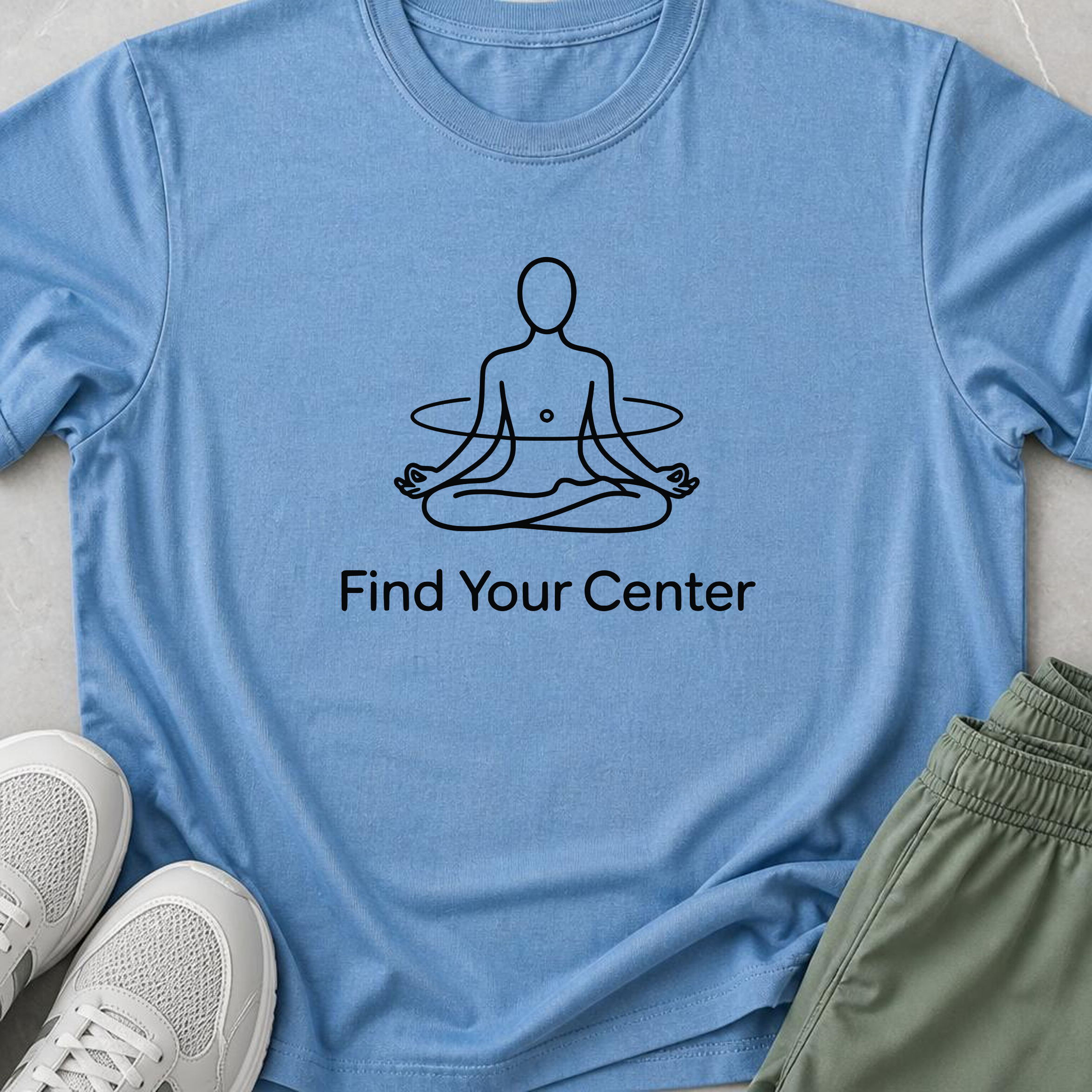 Exactly Where You Belong Yoga Shirt, Minimalist Meditating Mouse T-Shirt, Mindfulness Tee, Cute Wellness Gift for Women Yogi.
