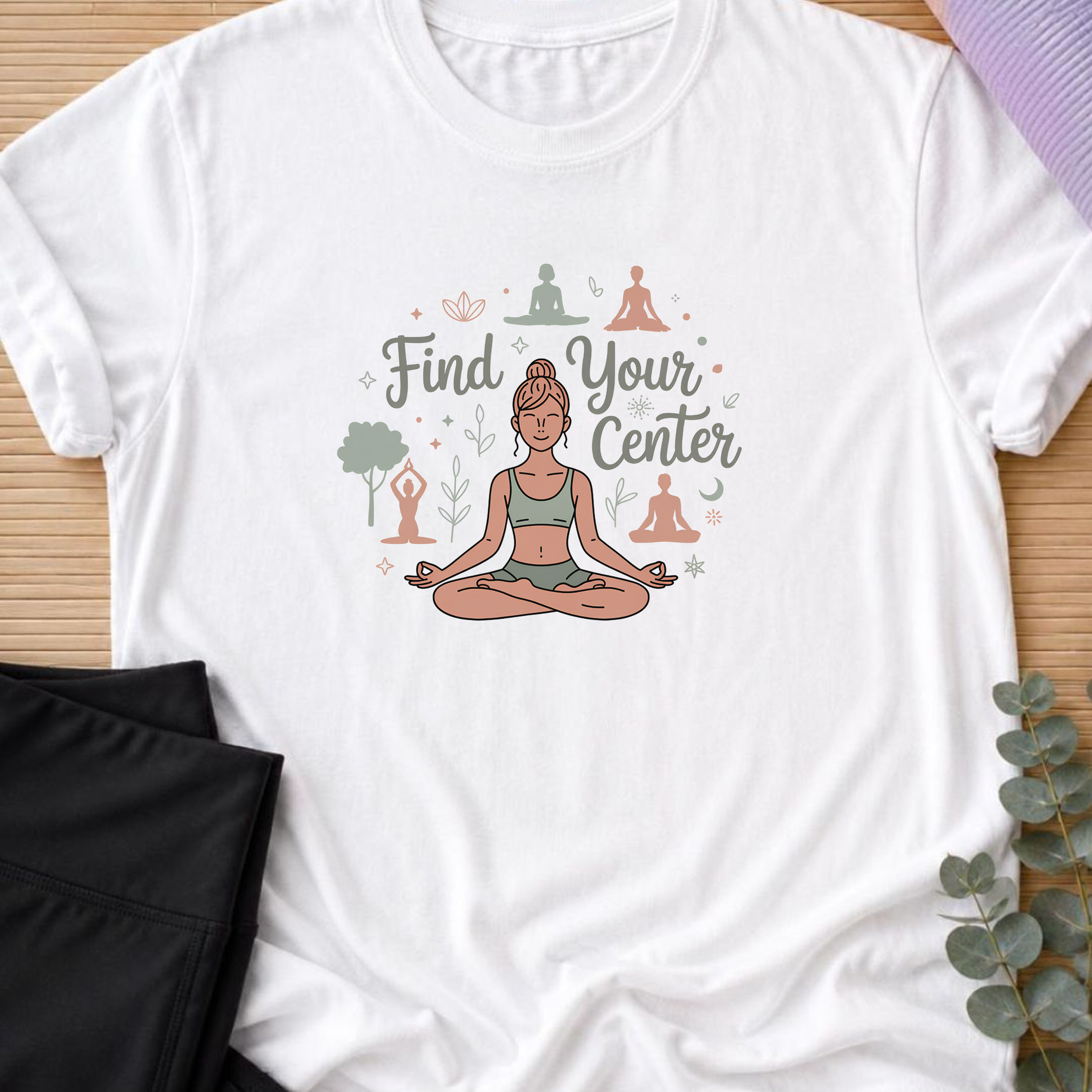 Find Your Center Yoga Shirt,