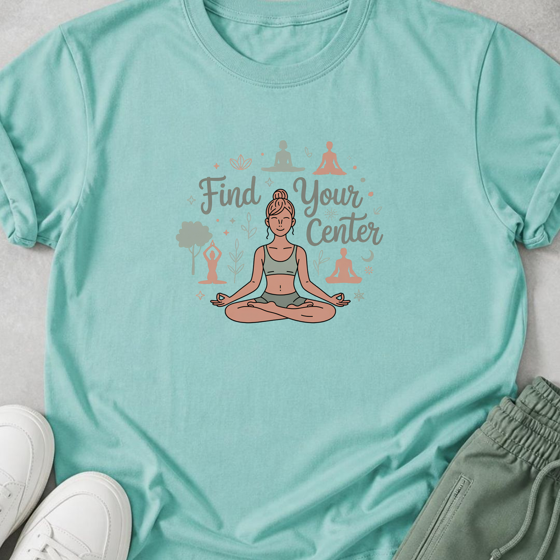Find Your Center Yoga Shirt,