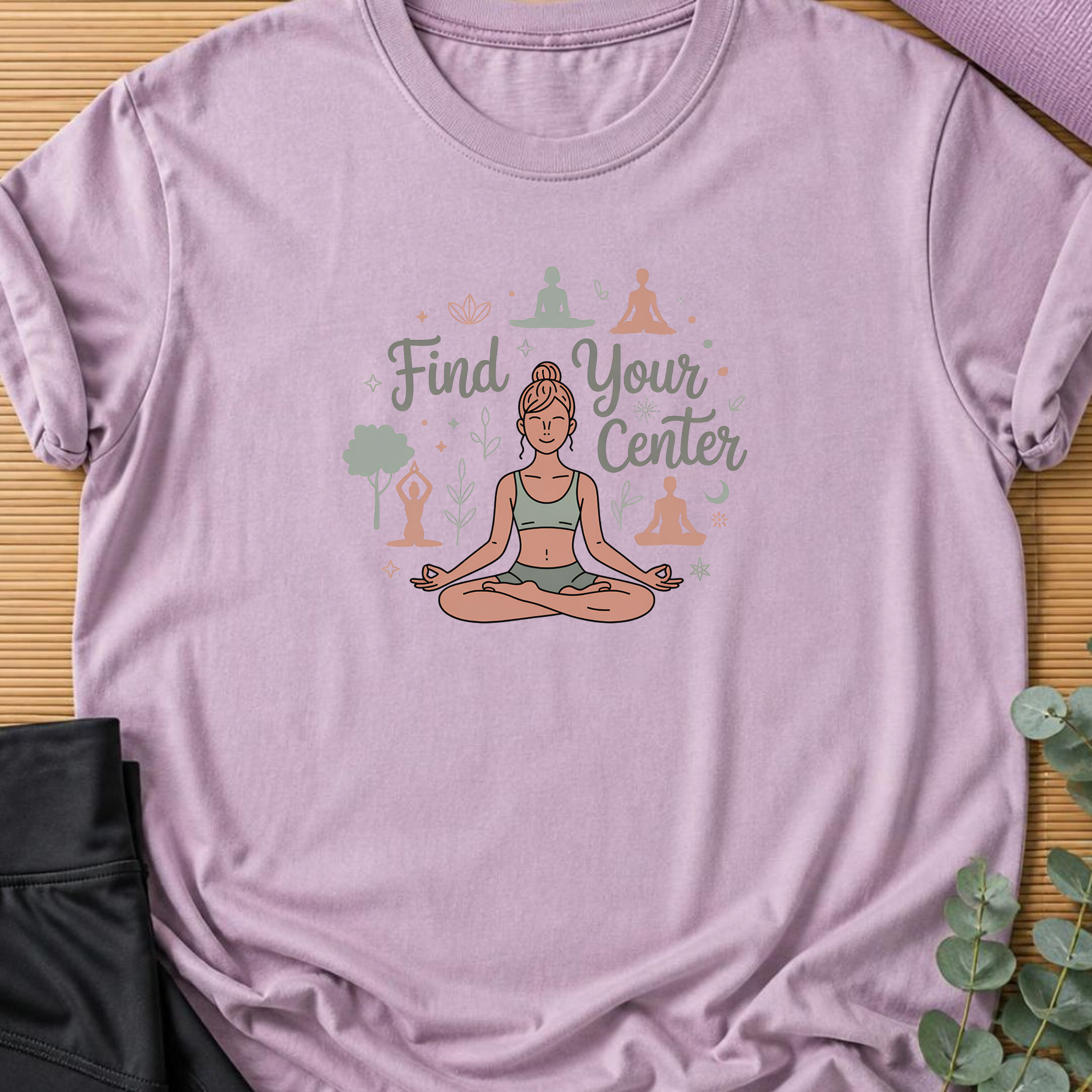 Find Your Center Yoga Shirt,
