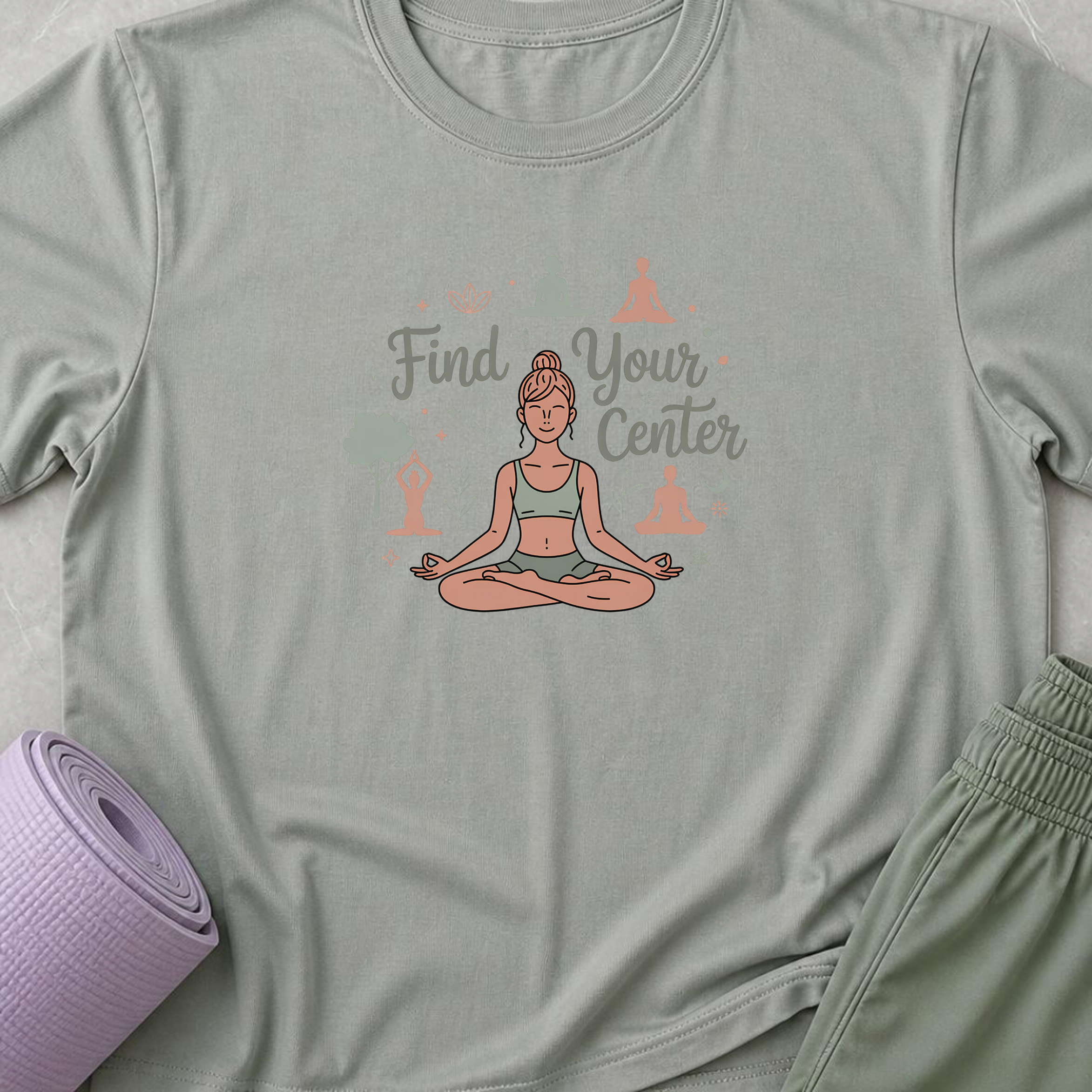 Find Your Center Yoga Shirt,