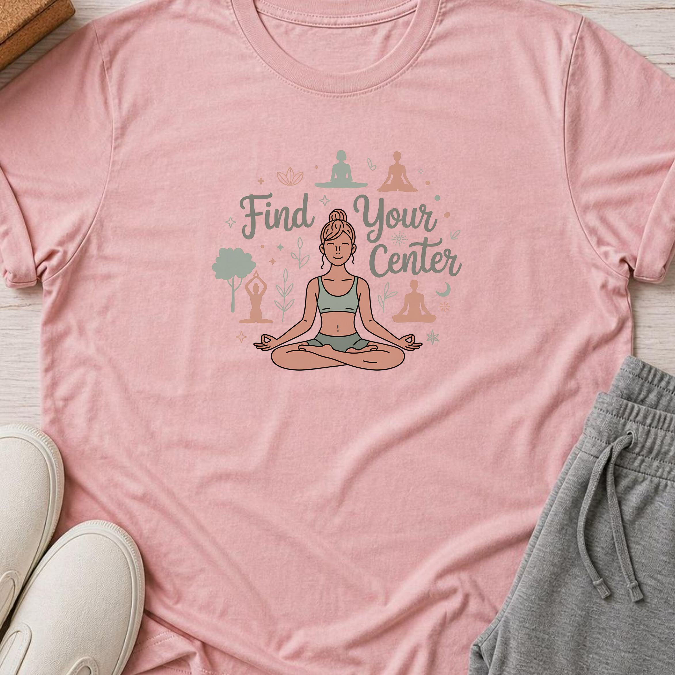 Find Your Center Yoga Shirt,